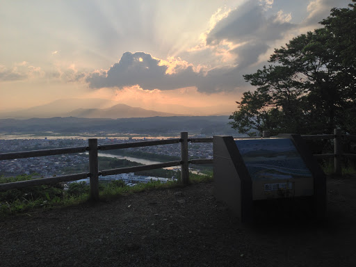 館山 山頂展望台景観図