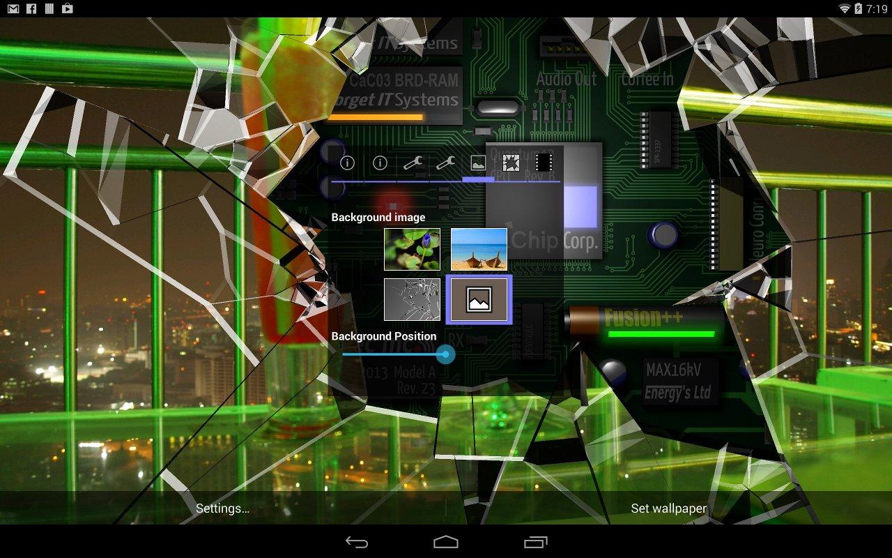 Cracked Screen Gyro 3D Parallax Wallpaper HD Apl Android Di Cracked Screen Gyro 3D Parallax Wallpaper HD Apl Android Di