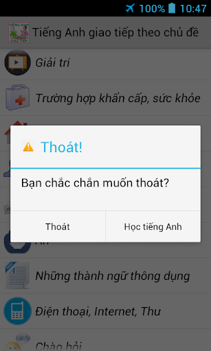 【免費教育App】Tiếng Anh giao tiếp - chủ đề-APP點子