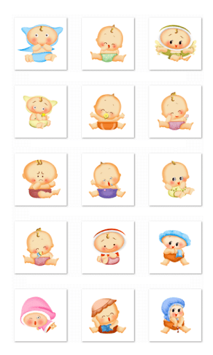 Cute Baby Stickers-LINE