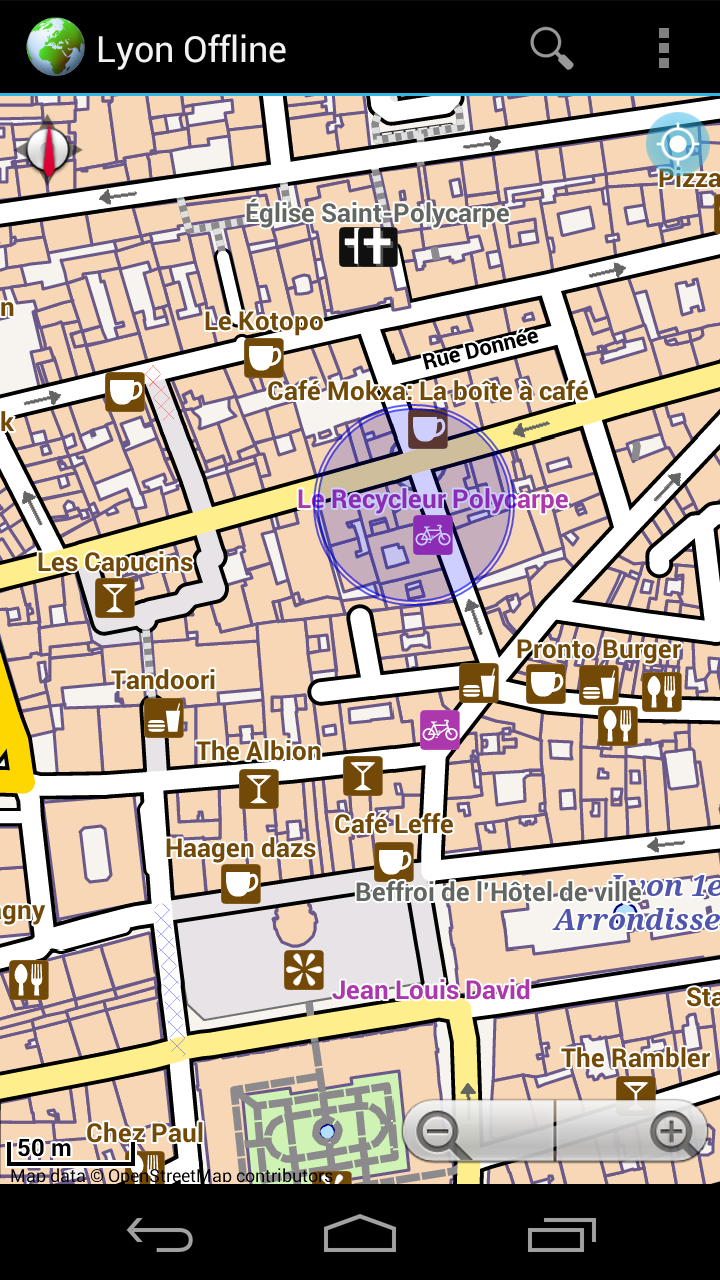 Offline Map Lyon, France Screen 3