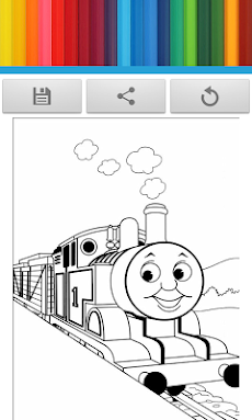 Train Coloring Games Kidsのおすすめ画像4