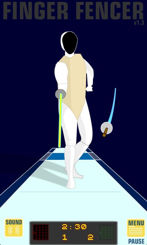 Android application Finger Fencer screenshort
