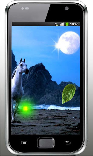 Horses n Moon live wallpaper