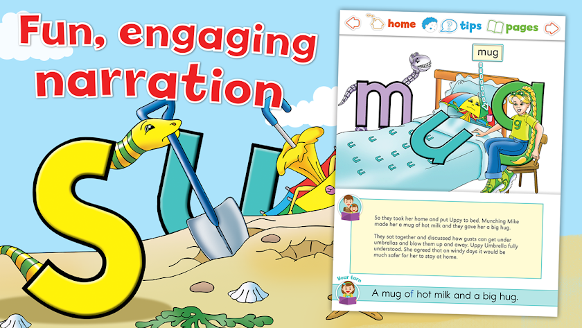 Letterland Stories: T, U &amp; V Screen 2