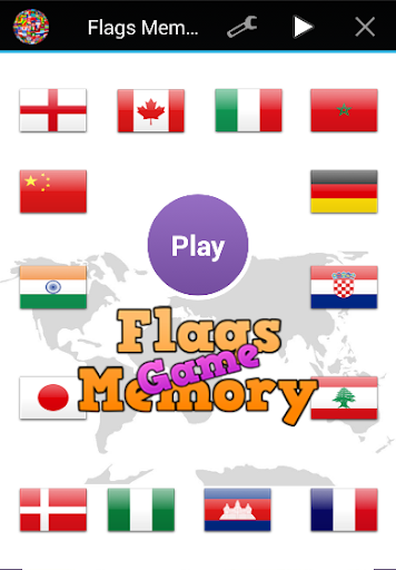 Flags Memory Game