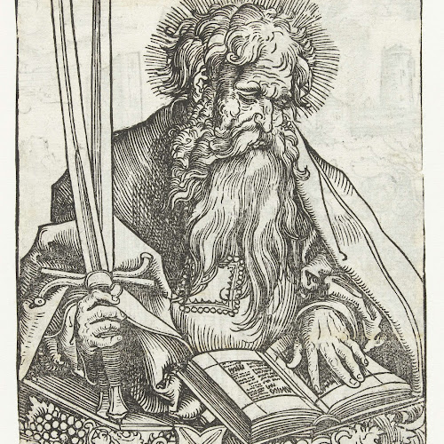 Reliekbuste van Paulus met een boek en zwaard, Lucas Cranach (I), 1509 ...