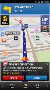 Galactio SG GPS Navigation Map