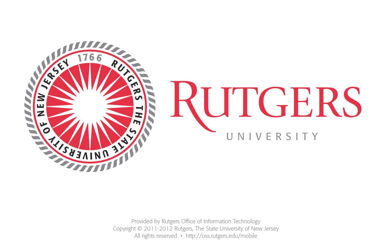 Rutgers application question essay