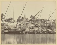 Havengezicht in Aswan