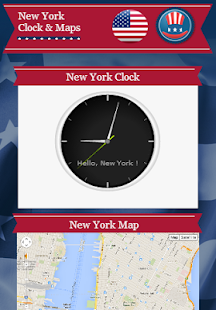 NY Clock & Map for tourists Screenshots 0
