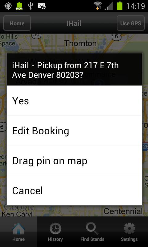 Metro Taxi Denver Screen 2