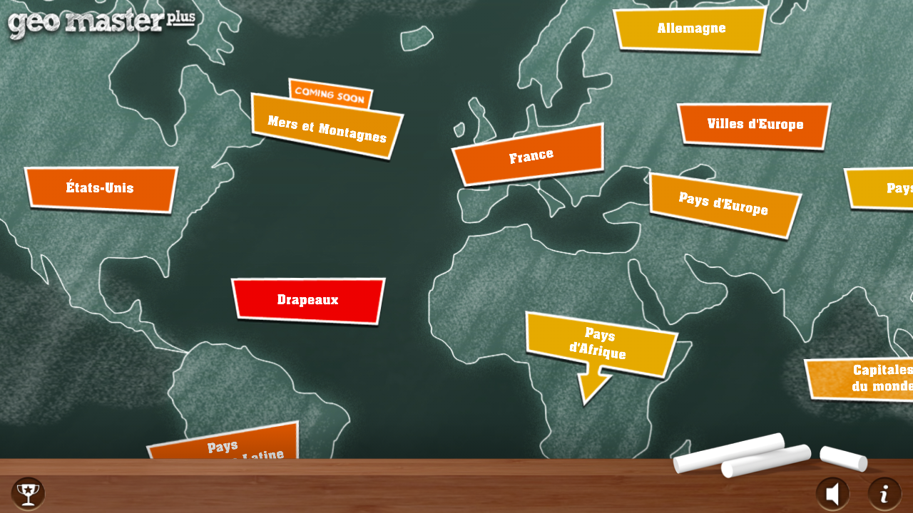 Android application Geomaster Plus screenshort