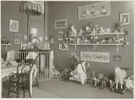 Kamer met kinderhoek in landhuis De Wildbaan, Driebergen