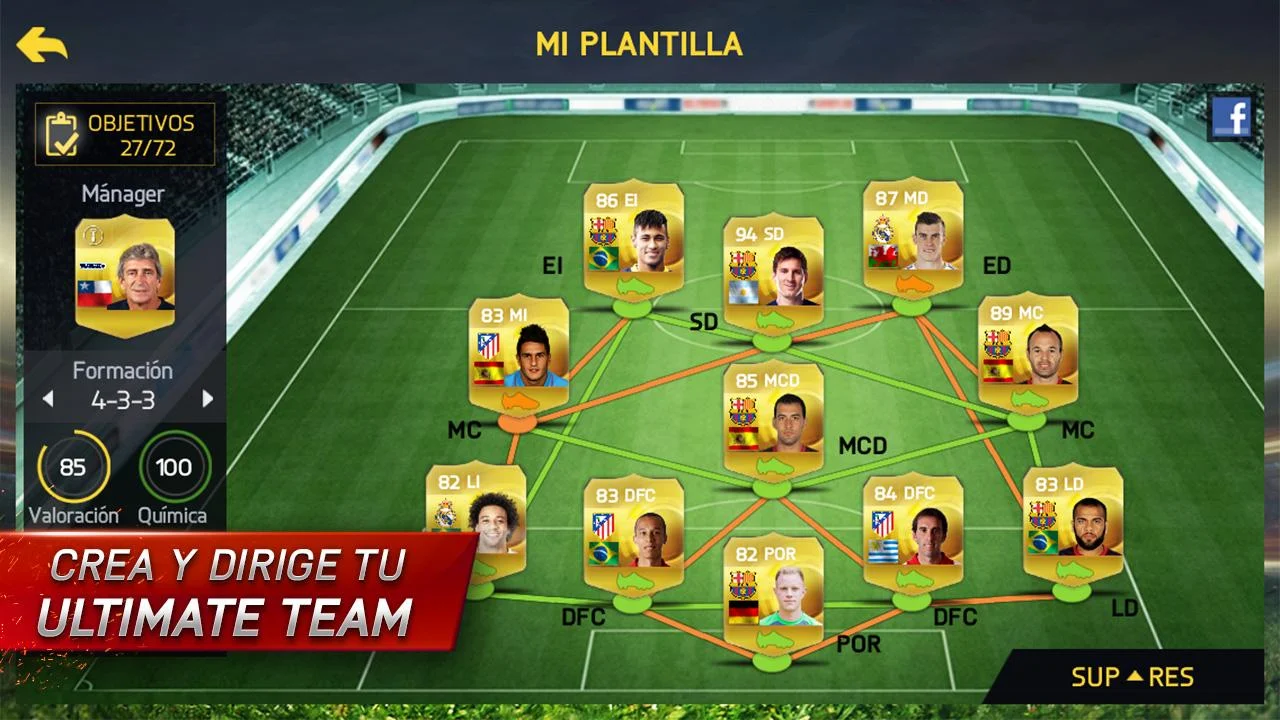 FIFA 15 Ultimate Team - screenshot