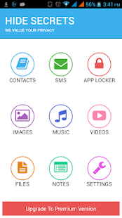 Hide Secrets - Pics, SMS, Apps apk cracked download - screenshot thumbnail