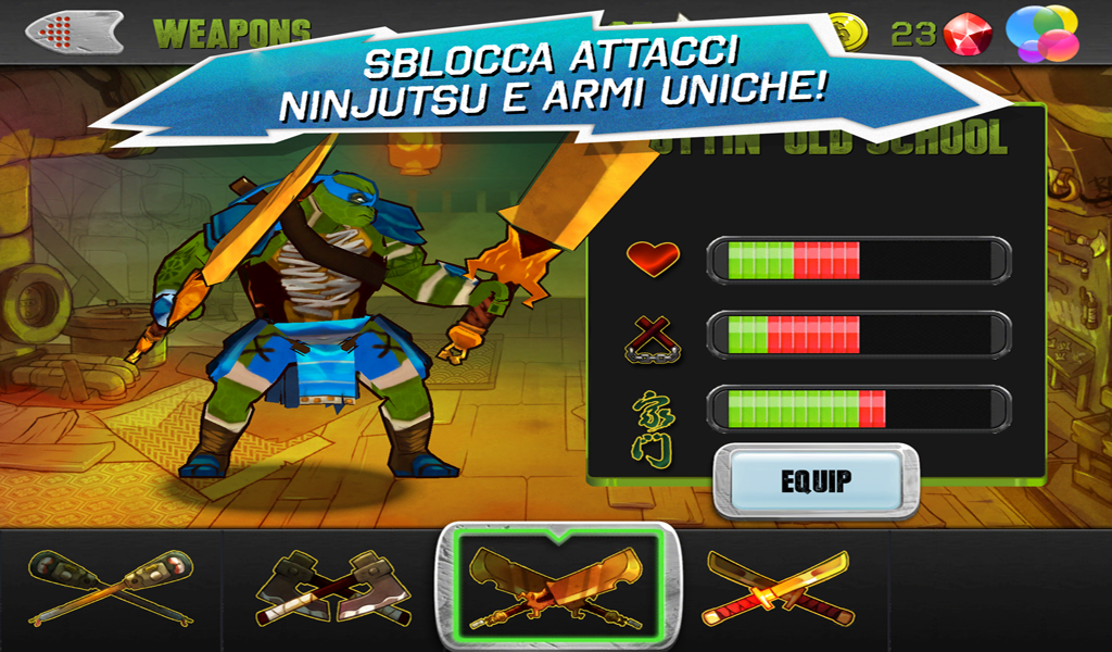  Tartarughe Ninja   il gioco ufficiale arriva su Android!