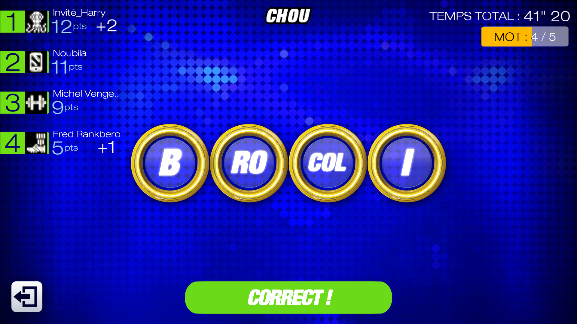 Android application Harry, le jeu de France 3 screenshort