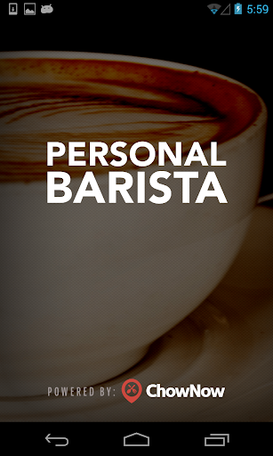 Personal Barista