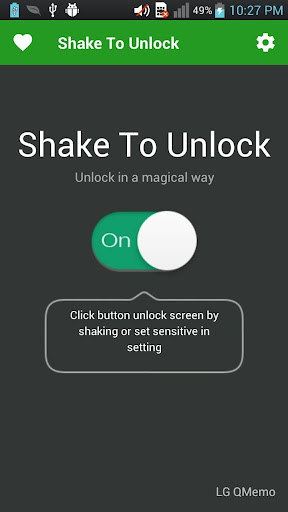 Shake To Unlock Unlock Screen