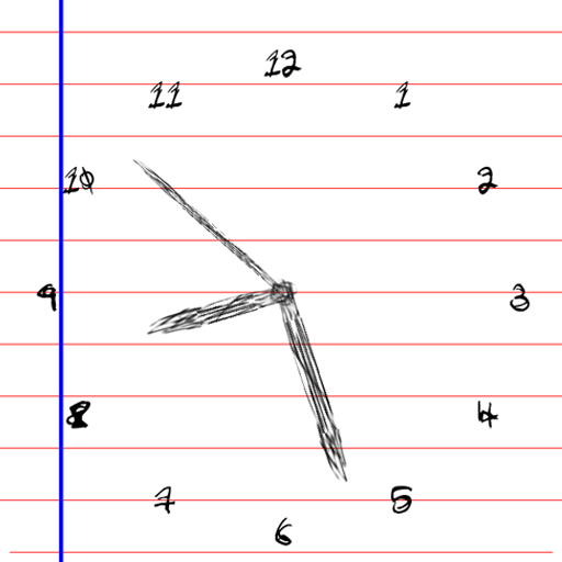 Note Scribble Clock LOGO-APP點子