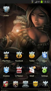 download Next Launcher Halloween Theme free