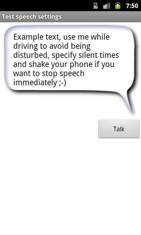 Textmessage Narrator Screen 3