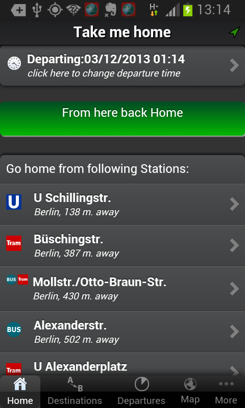 Android application A+ Germany Trip Planner screenshort