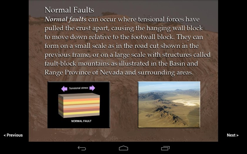 Folds and Faults Screen 2