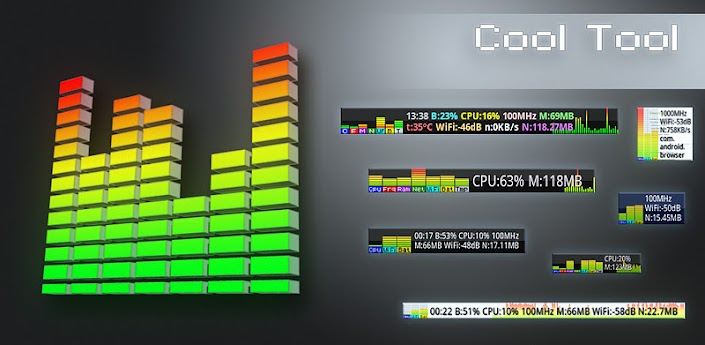 Cool Tool - system info gauges