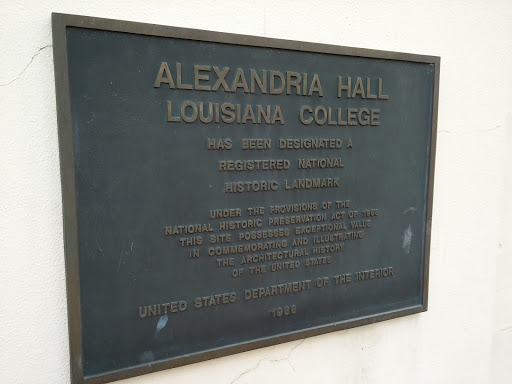 Alexandria Hall Registered National Historic Landmark 