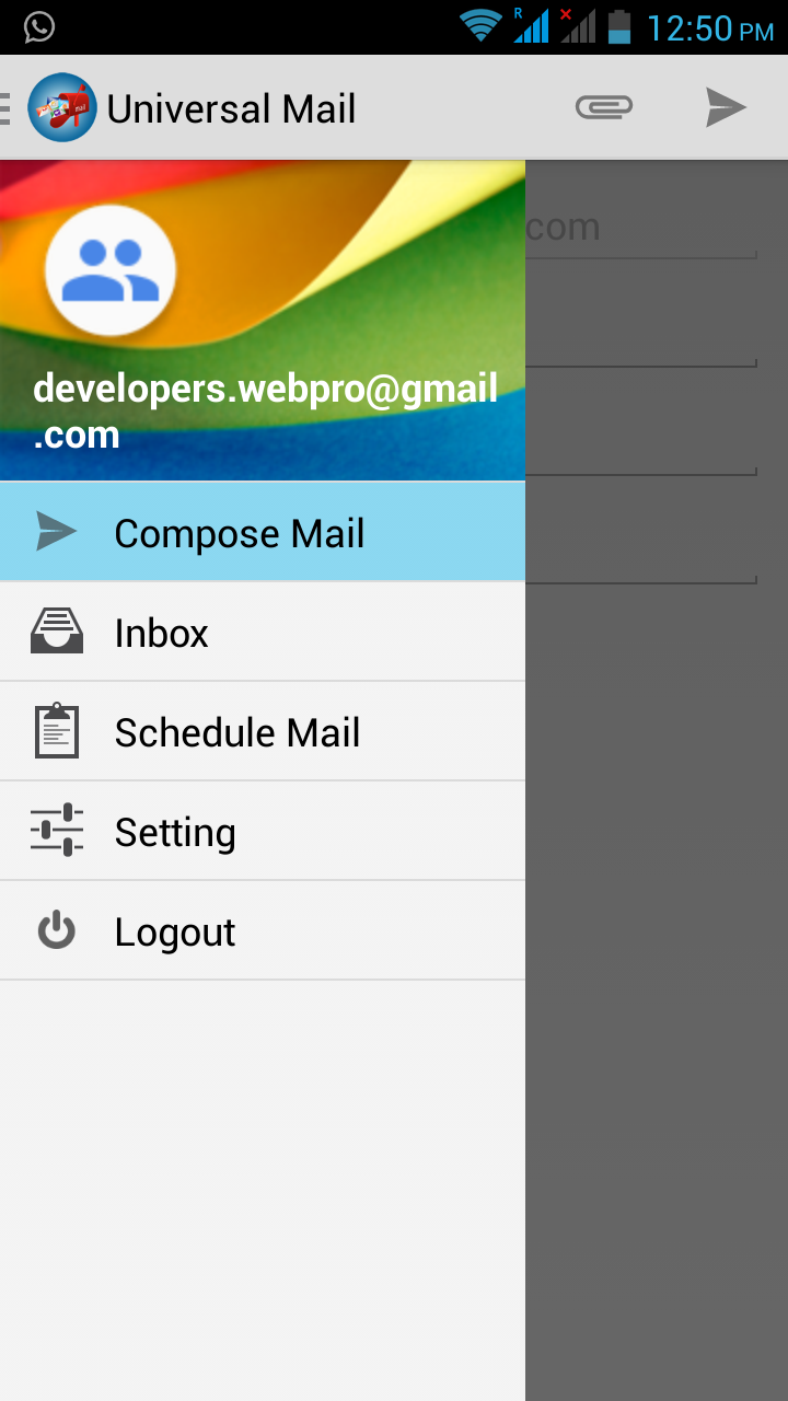 Universal Mail Screen 2