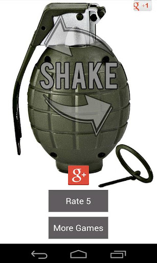 Grenade Sound Weapon Shaker