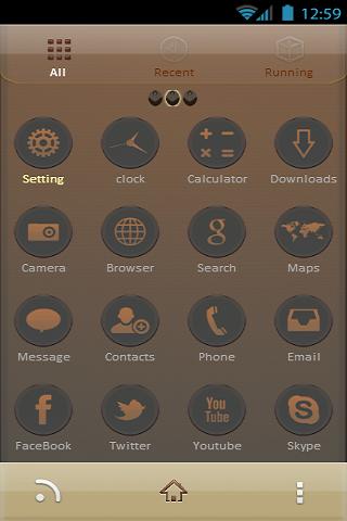 【免費個人化App】Chocolite Thème Go Launcher Ex-APP點子