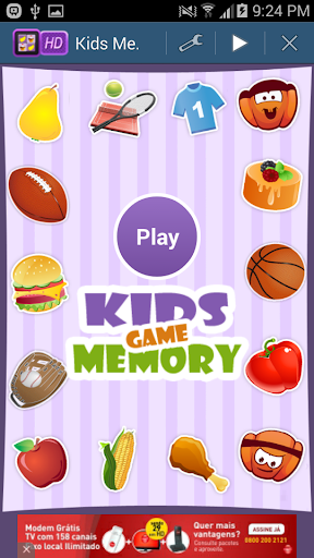 Kids Memory Game Children's