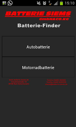 Auto- Motorrad- Batteriefinder