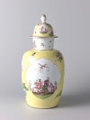 Lidded vase