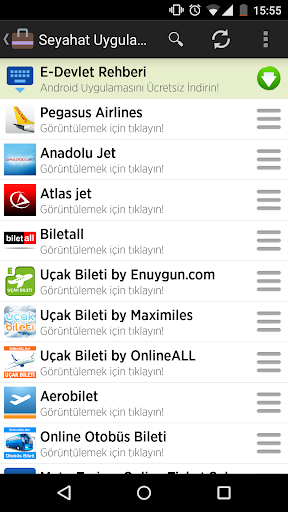 Turkish Travel Applications