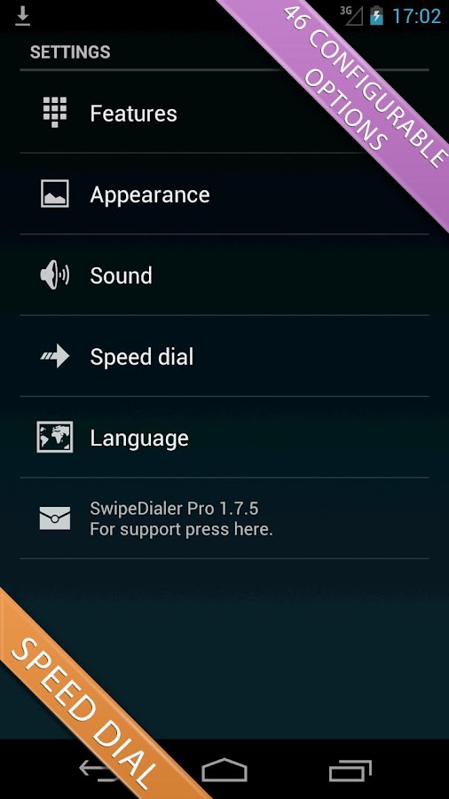 Swipe Dialer Pro - screenshot