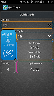 Free Download Get Tipsy Tip Calculator APK