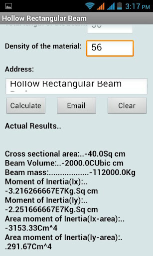 【免費生產應用App】Hollow Rectangular Beam Calc-APP點子