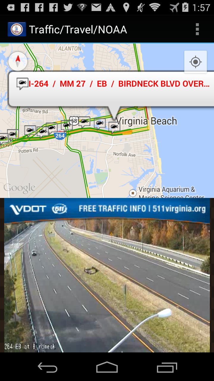 Virginia Traffic Cameras Pro Screen 2
