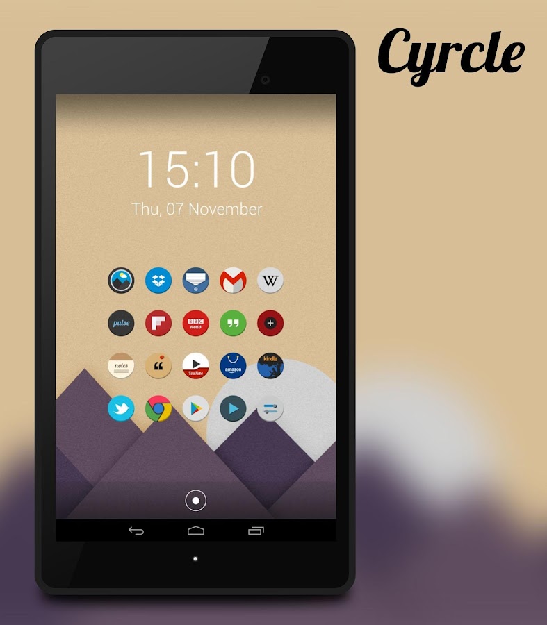 Cyrcle Icon Theme Apex Nova Go v3.1 APK