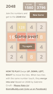 2048 Game Original Improved Screenshots 4
