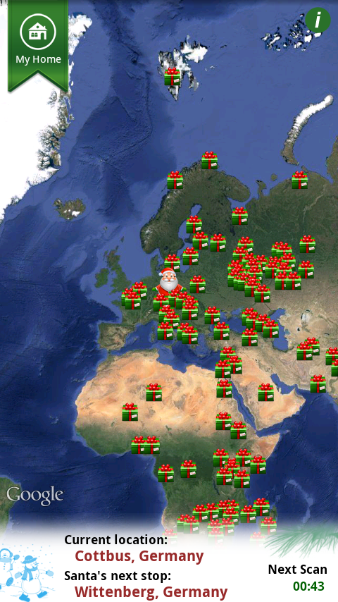 Where is Santa Screen 3
