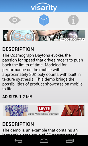 3D Mobile Ad Gallery