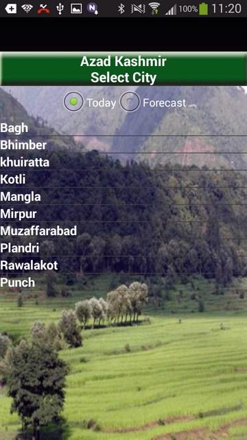 Pakistan Weather Screen 3