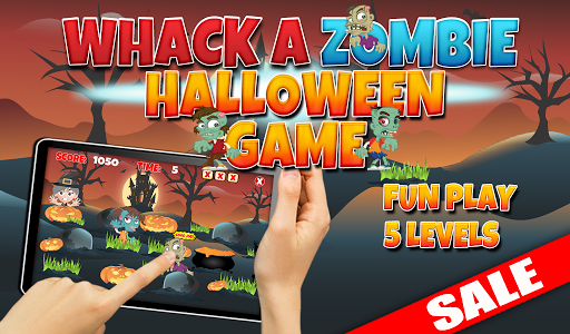 Whack A Zombie Halloween Game