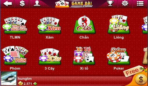 Đánh bài online miễn phí 2015