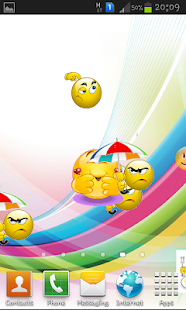 Emoji Fun Touch Live wallpaper Screenshots 4
